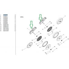 Кронштейн, натискуючий колесо в зборі Kverneland AC805054 (АС805054)